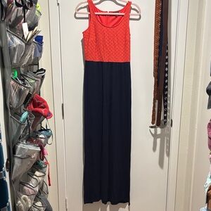 The Limited Red and Black Maxi Dress